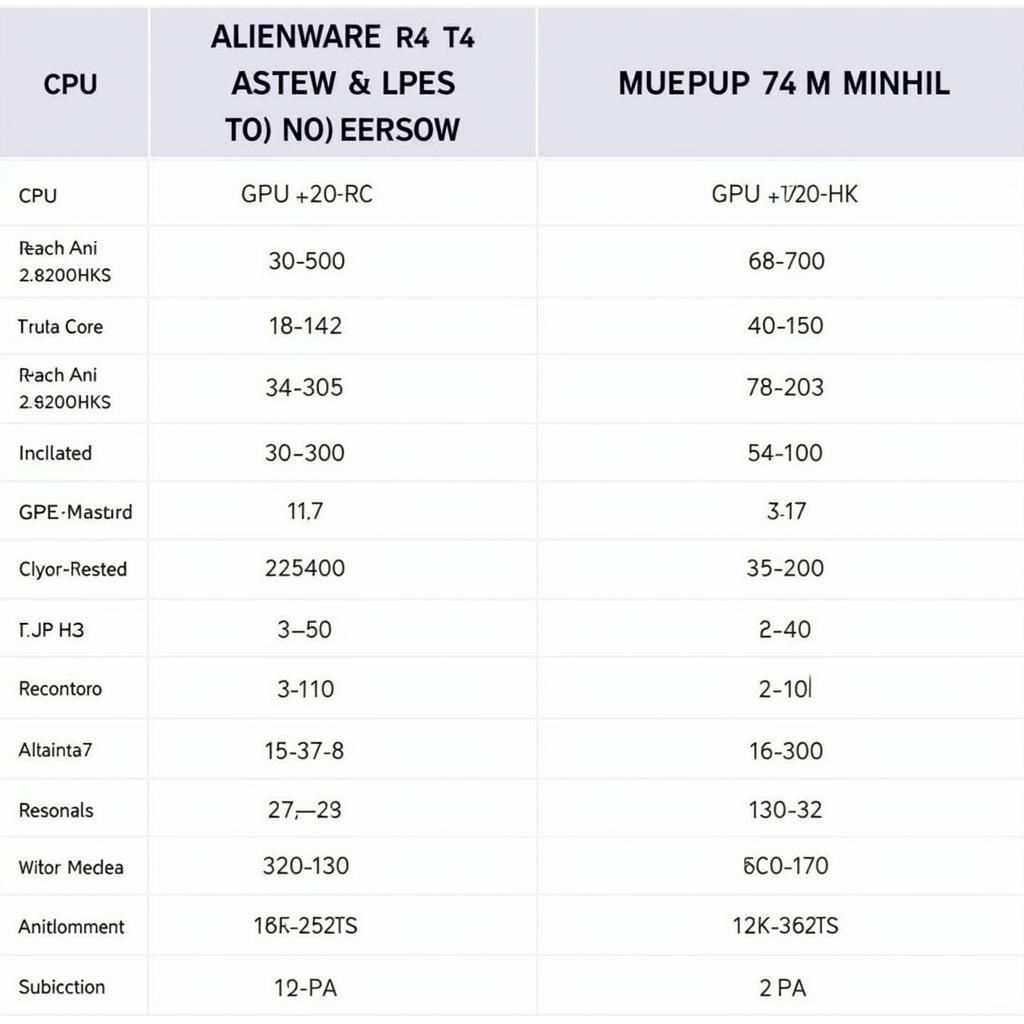 Alienware 15 R4 và R3: CPU & GPU