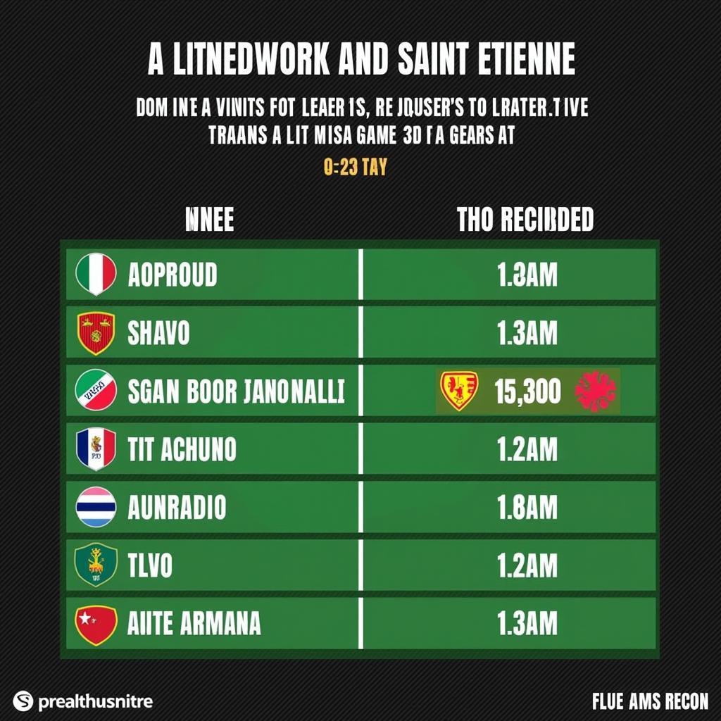 Lịch sử đối đầu Angers vs Saint Etienne