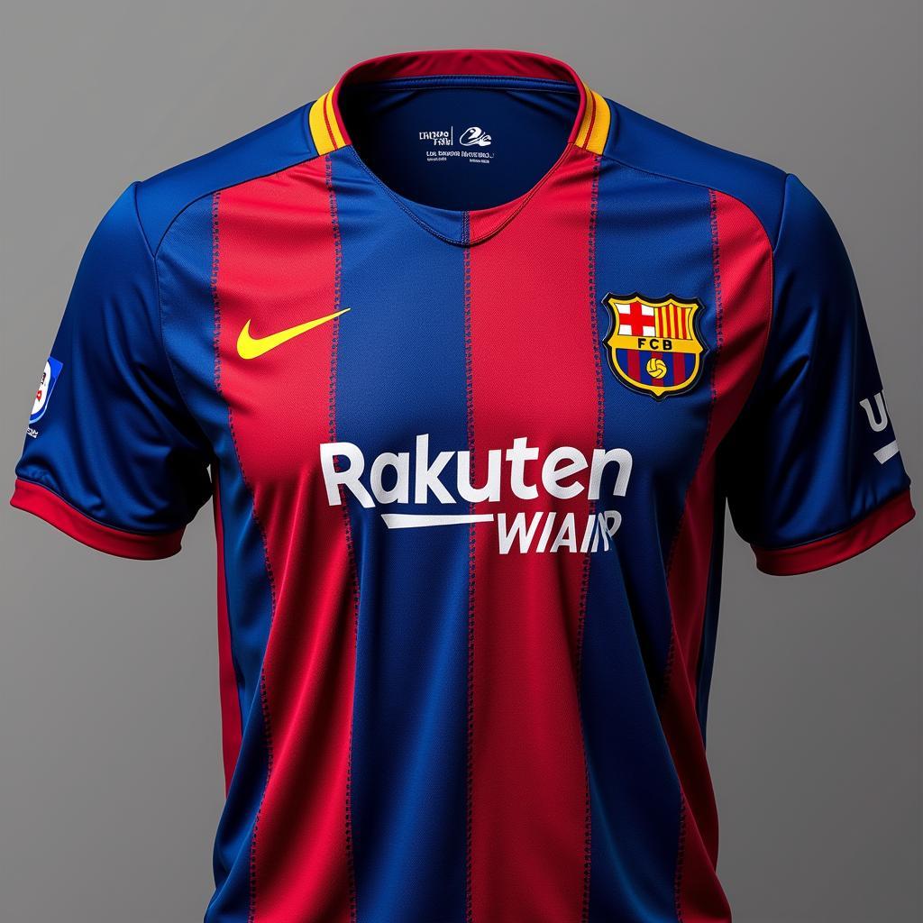 Áo bóng đá đẹp 2022 Barcelona