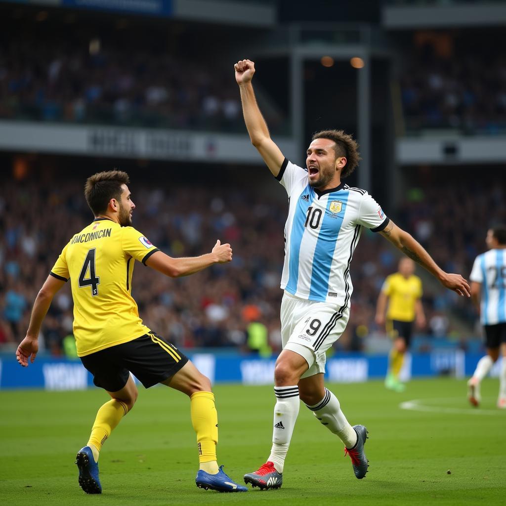 Argentina vs Colombia tại Copa America 2021