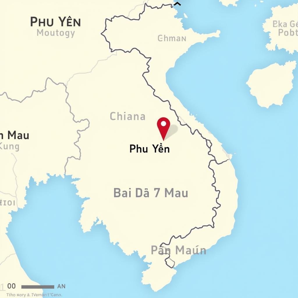 Location of Bai Da 7 Mau