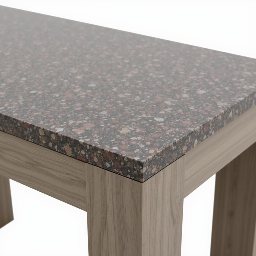 Bàn ăn mặt đá Granite hiện đại