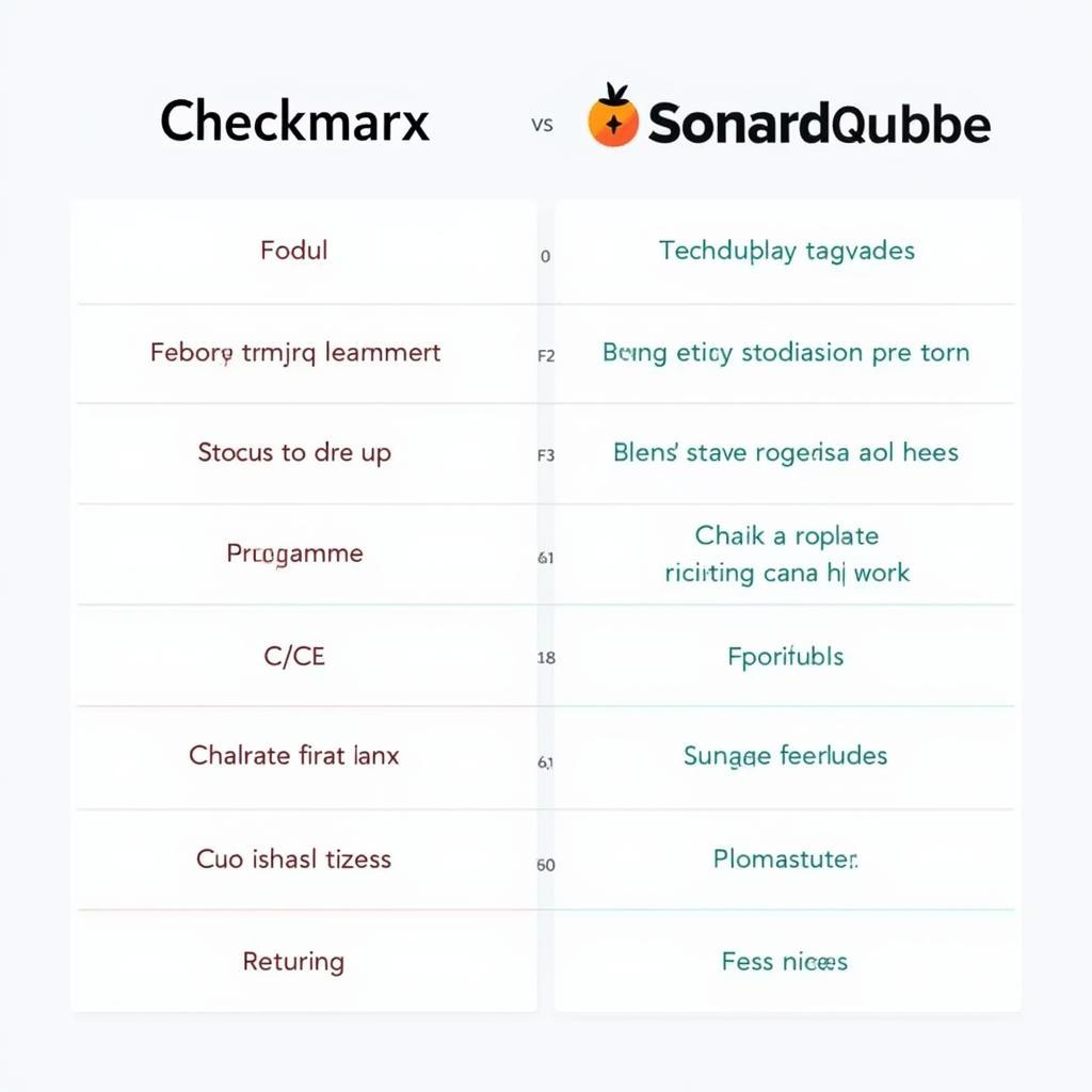 Bảng so sánh chi tiết Checkmarx vs SonarQube