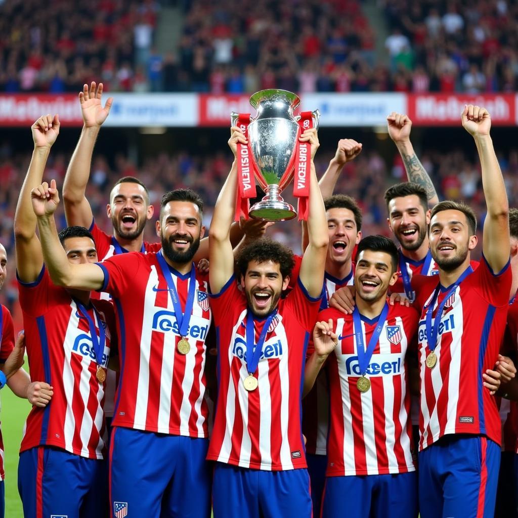 Atletico Madrid vô địch La Liga 2021