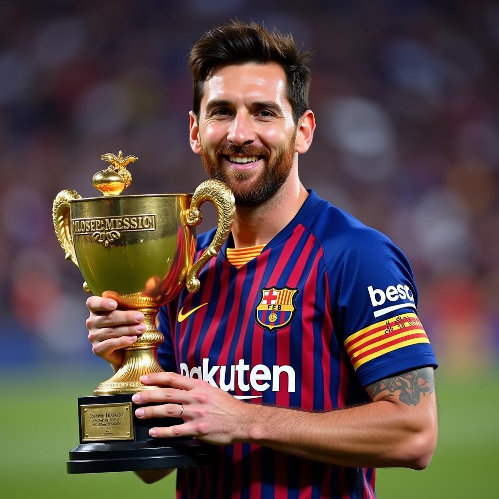 Lionel Messi giành danh hiệu Pichichi La Liga 2021