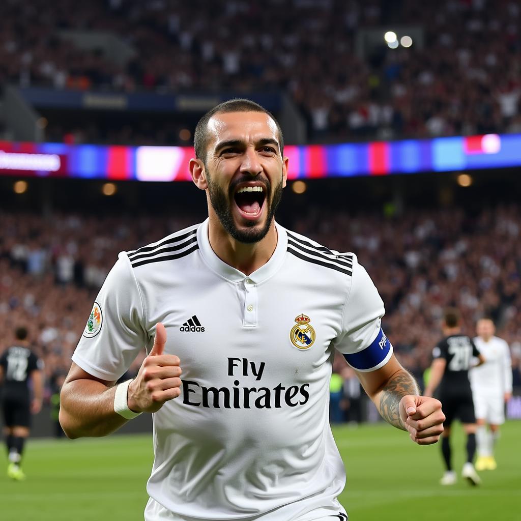 Benzema lập hat-trick vào lưới PSG