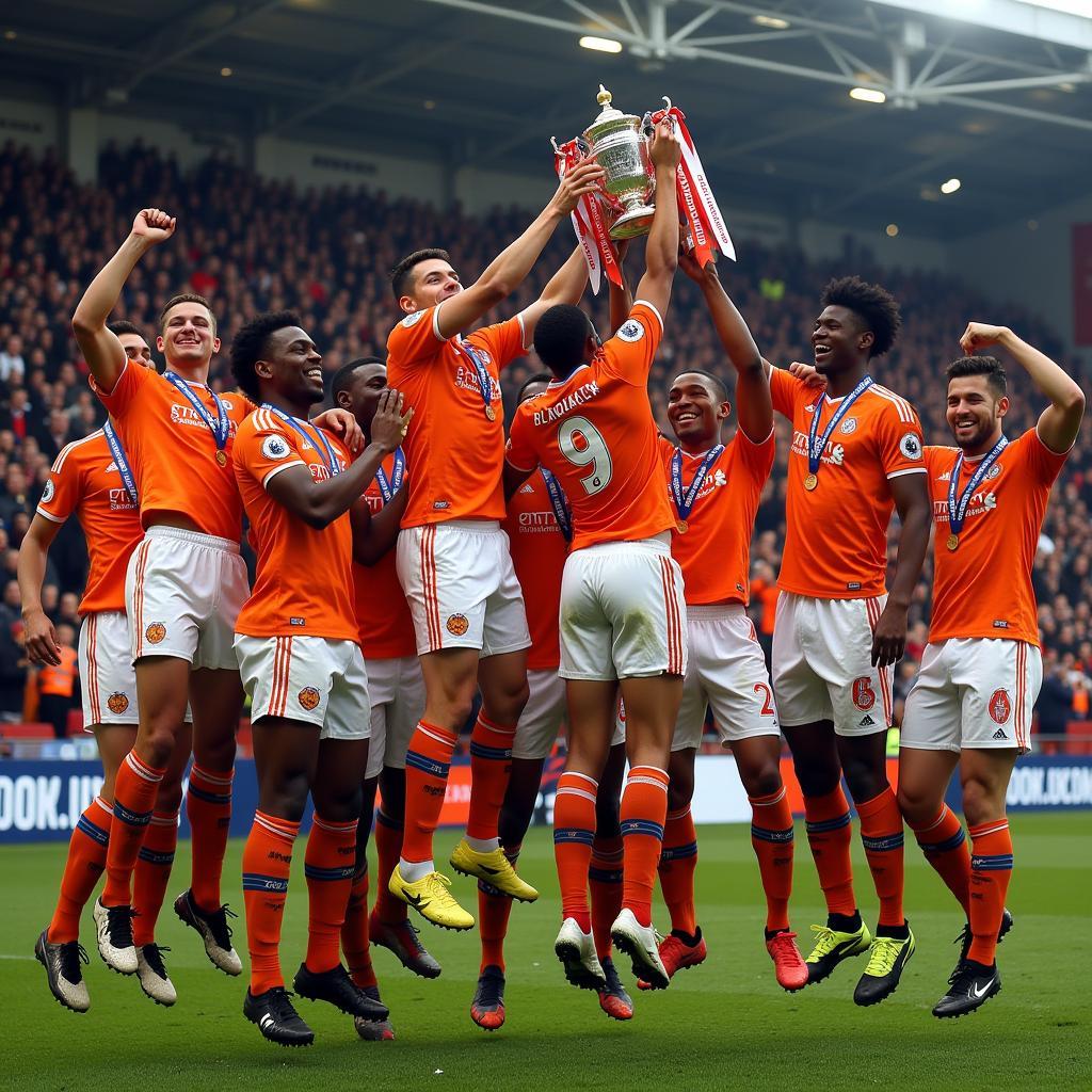 Blackpool FC Vô địch League One 2020-2021