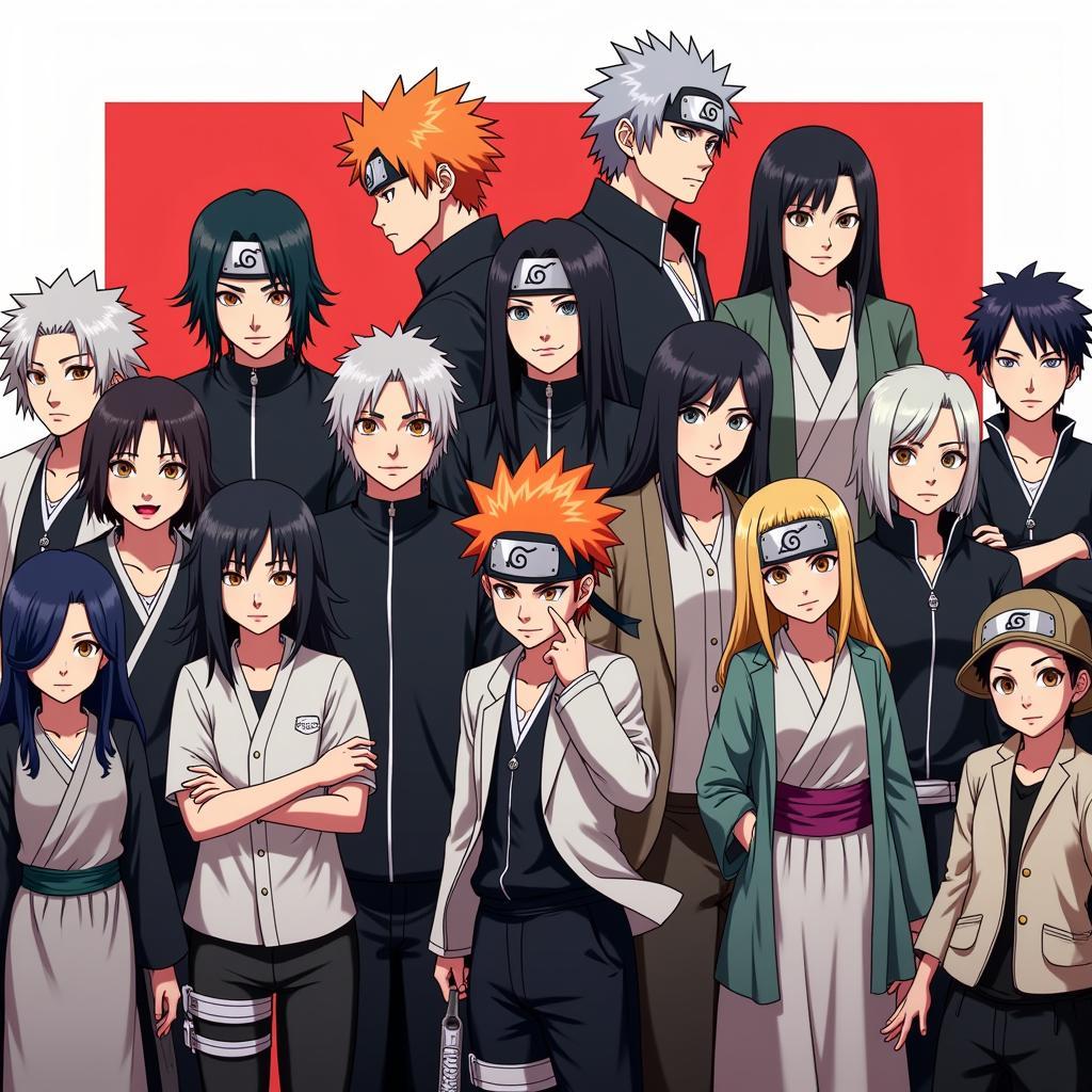 Đội hình nhân vật Bleach vs Naruto 2.4