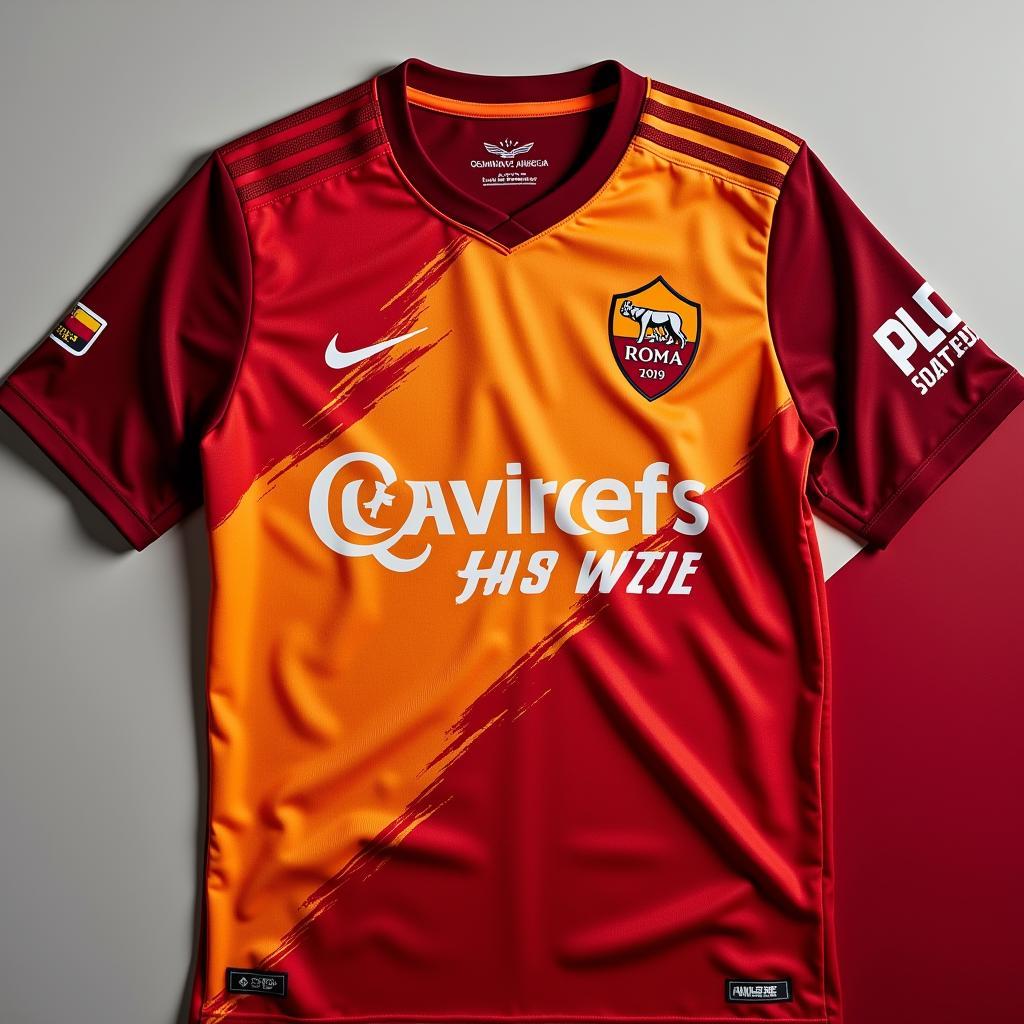 Bộ quần áo bóng đá AS Roma sân nhà