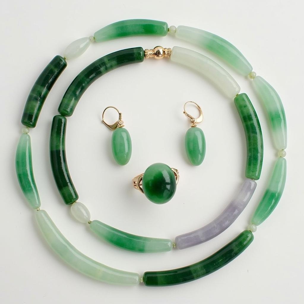 Jade Jewelry Set 