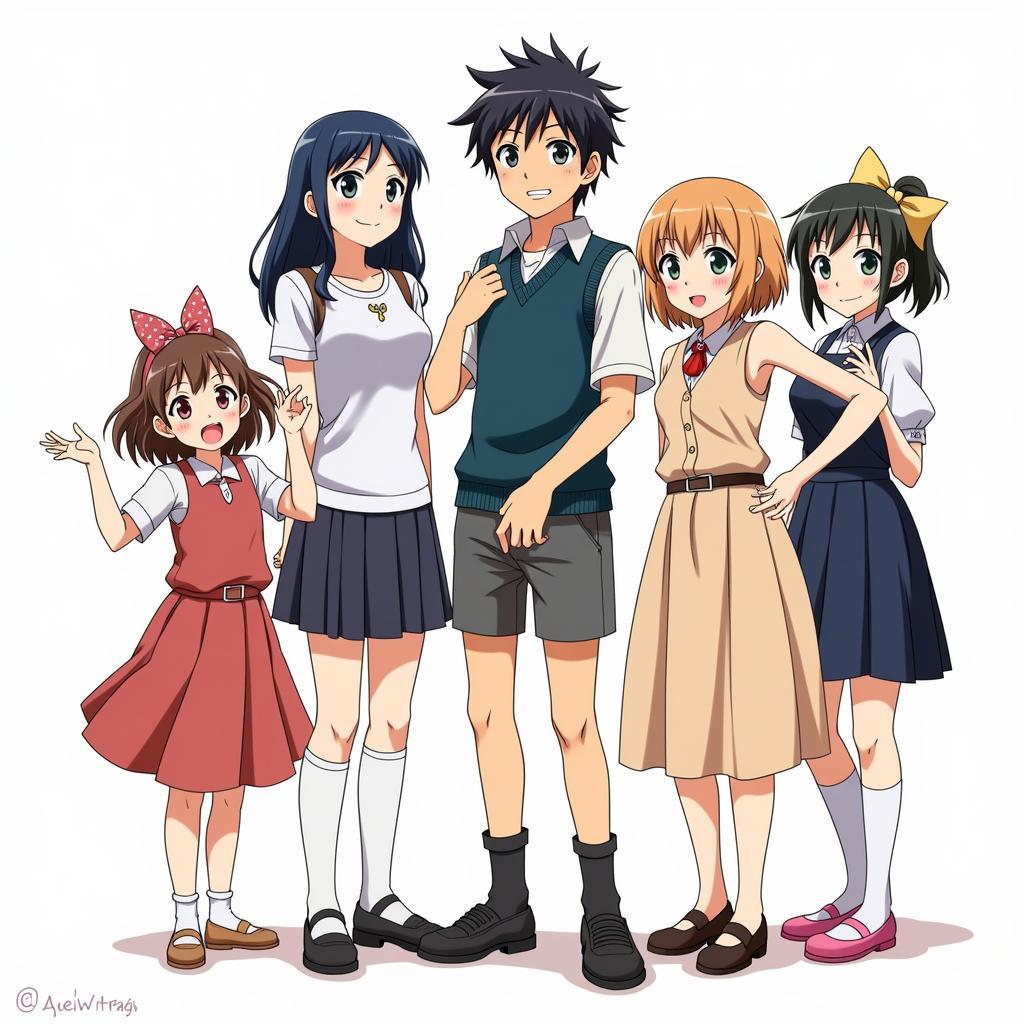 Dàn nhân vật "Nisekoi"