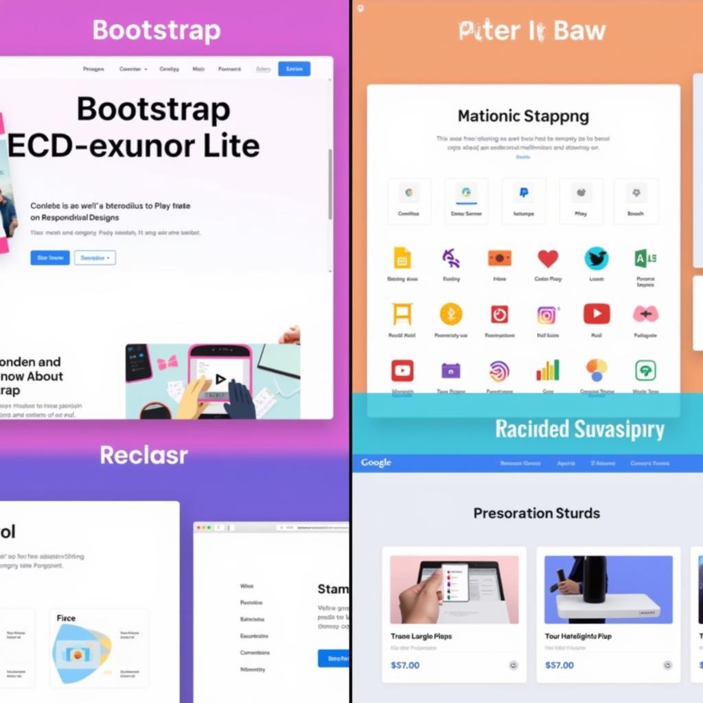 Bootstrap vs Material Design Lite: Cuộc Chiến Framework Front-End