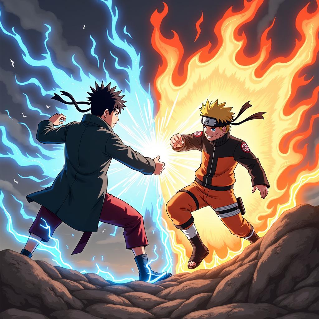 Boruto và Kawaki sử dụng jutsu đối lập