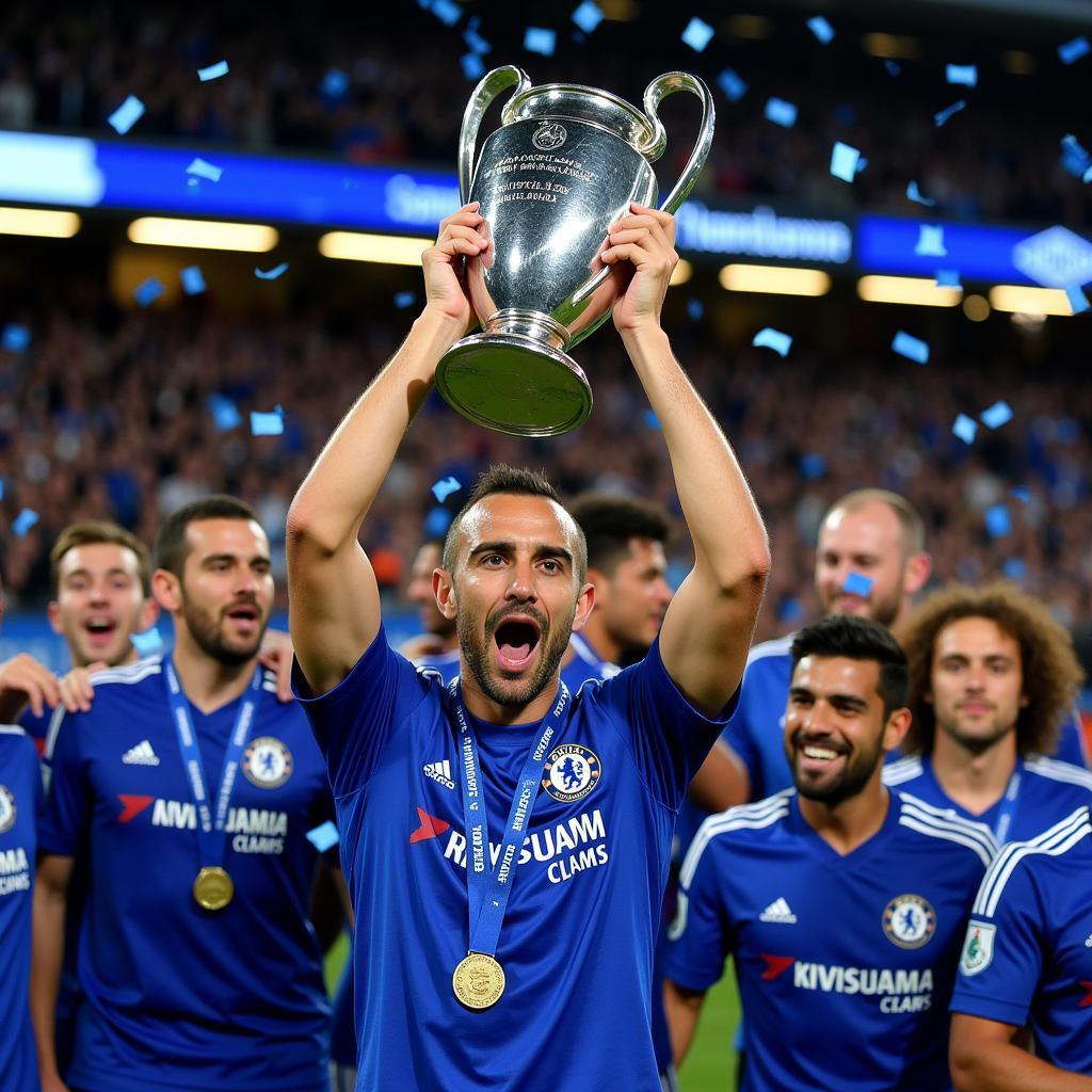 Bosingwa nâng cao chức vô địch Champions League cùng Chelsea