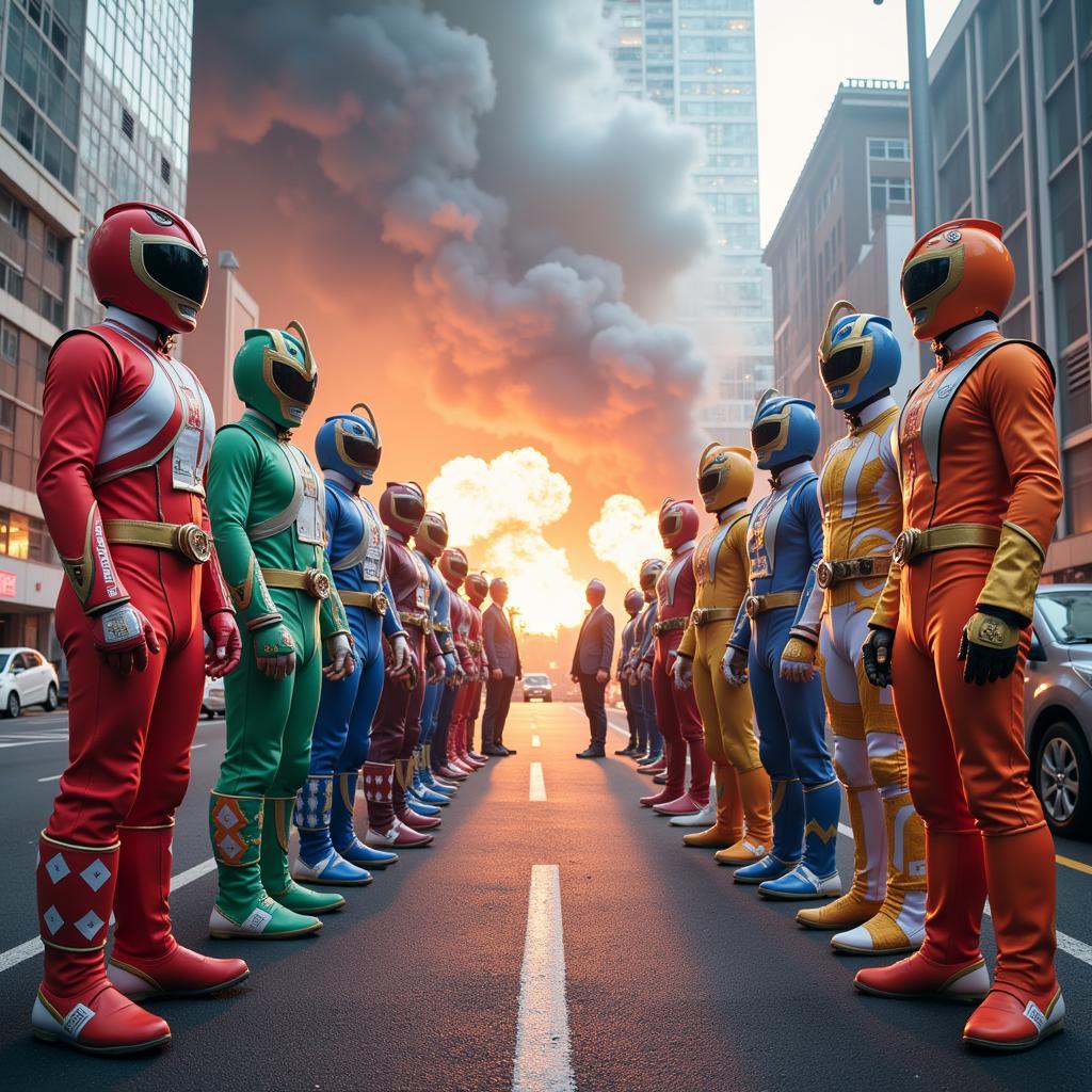 Boukenger vs Super Sentai: Đội Hình