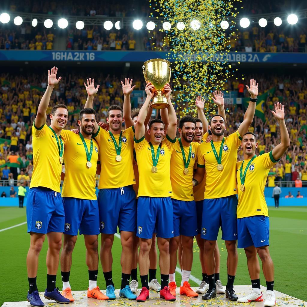 Brazil vô địch olympic tokyo 2021