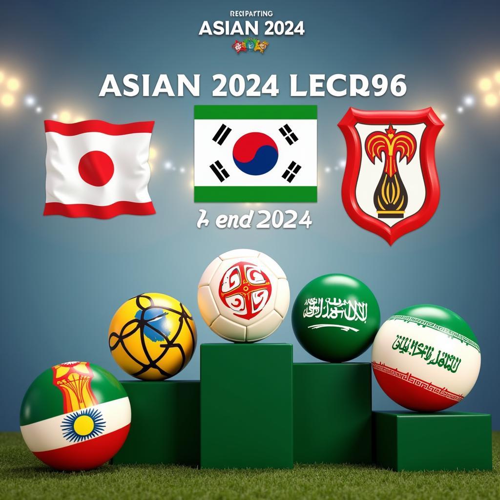 Các ứng cử viên vô địch BXH Asian 2024 bóng đá nam