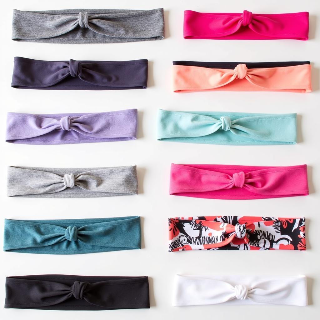 Different types of sports headbands