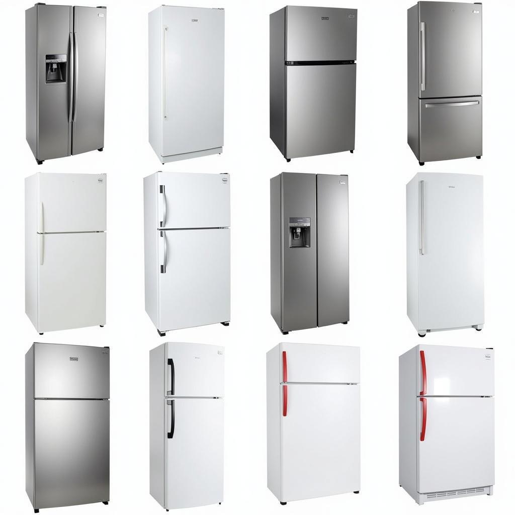 Types of refrigerators without freezer