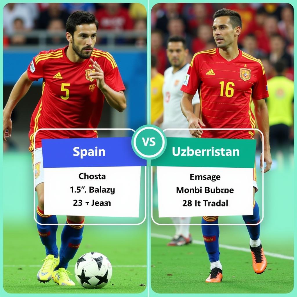 Các ngôi sao sáng giá nhất trận đấu Spain vs Uzbekistan