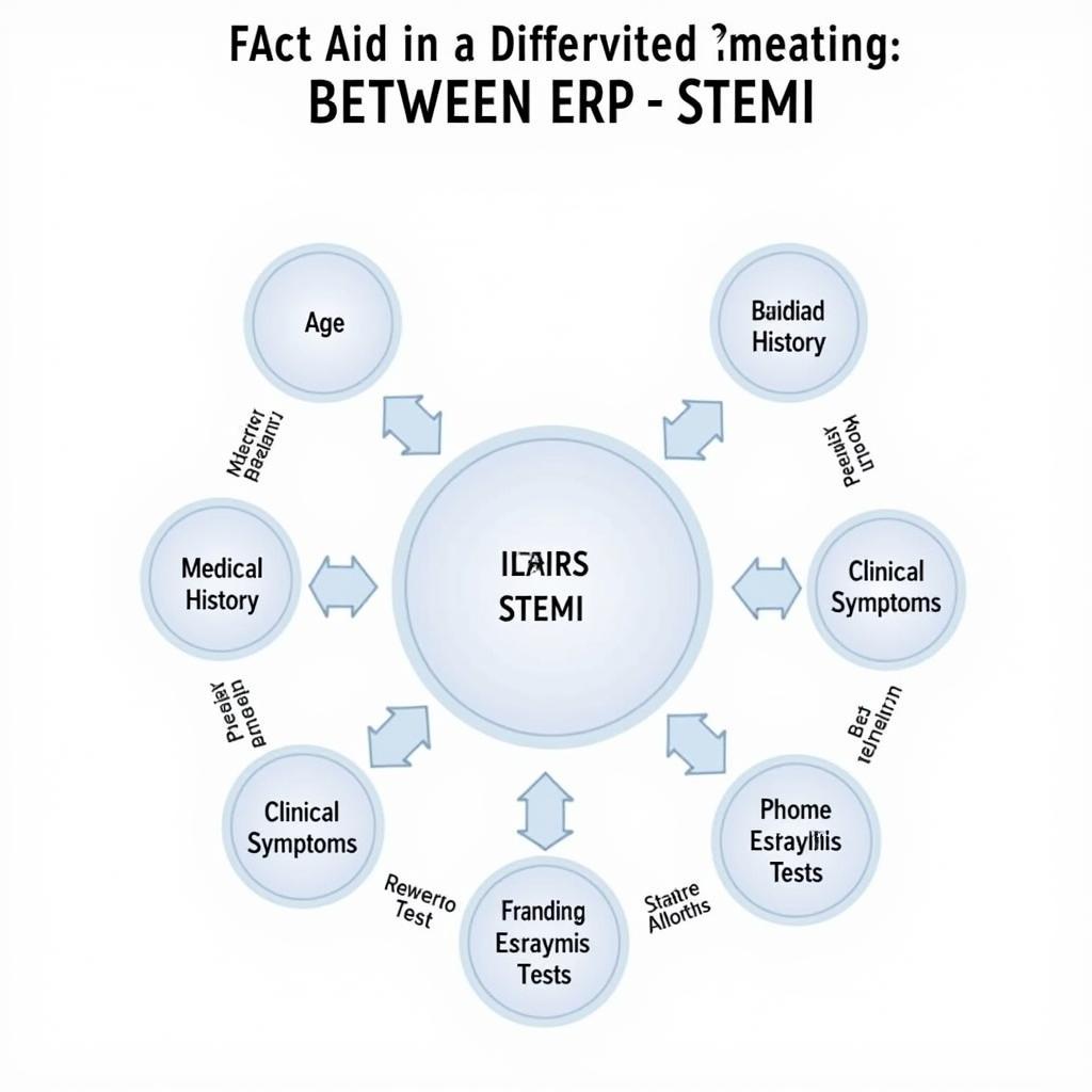 Các yếu tố hỗ trợ chẩn đoán ERP và STEMI