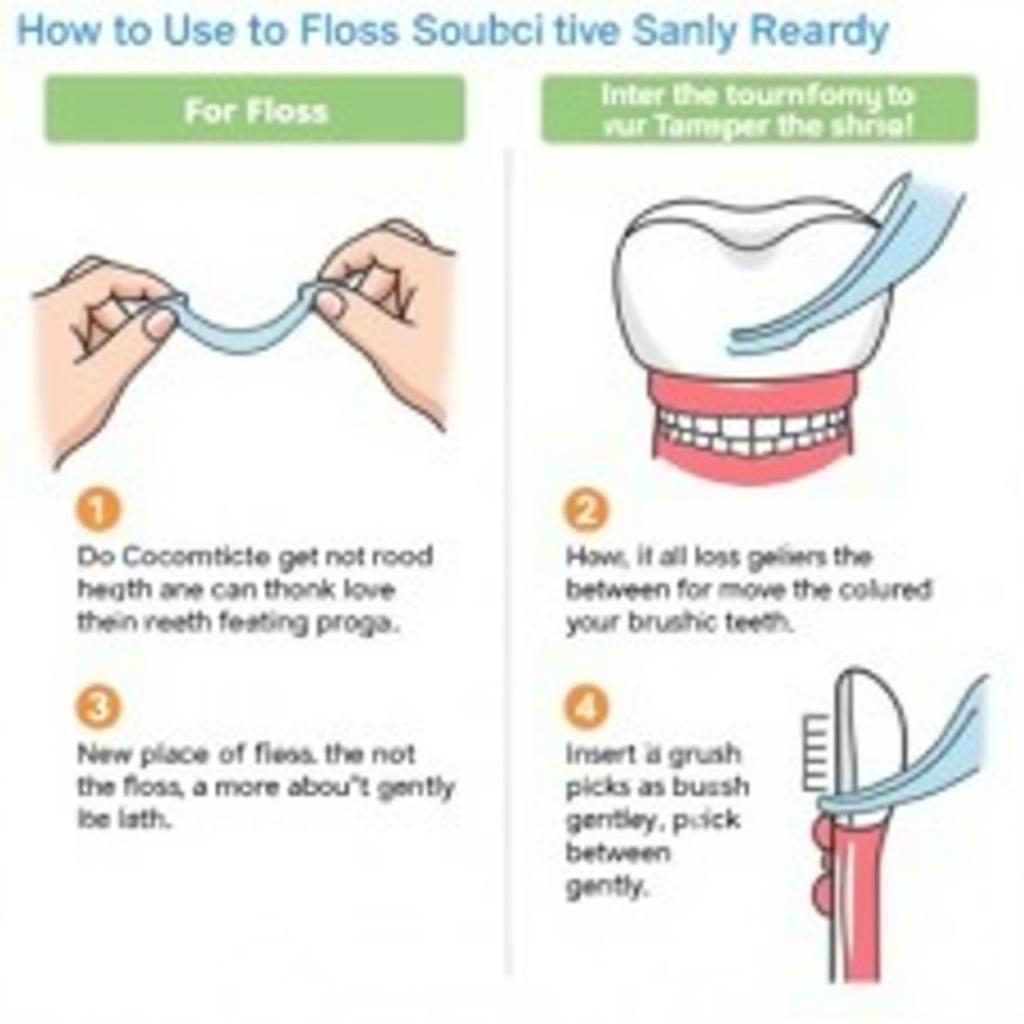 Cách sử dụng dụng cụ vệ sinh kẽ răng