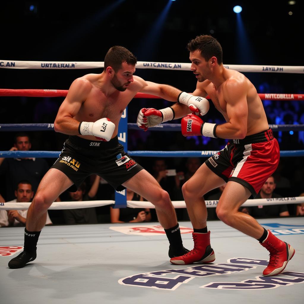 Callum Smith phòng thủ trước đối thủ nhanh nhẹn