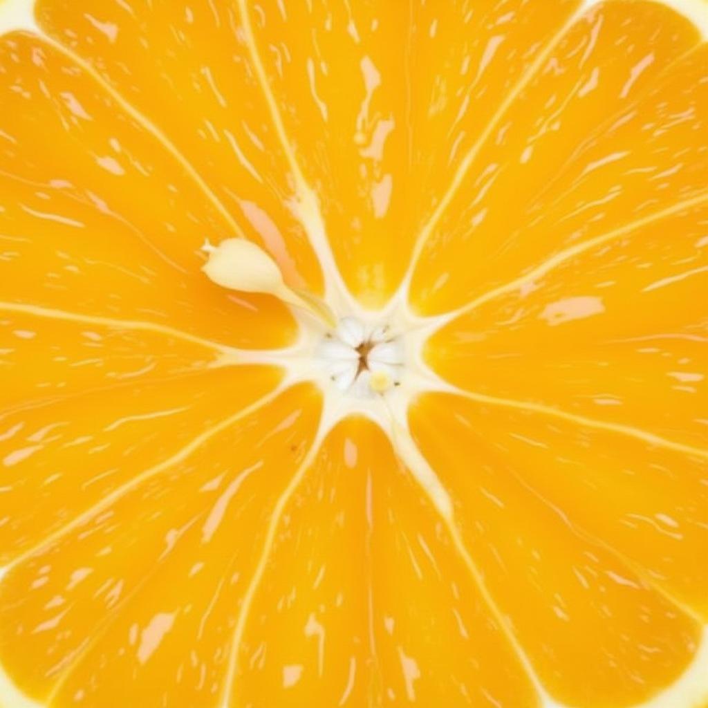 Sliced navel orange