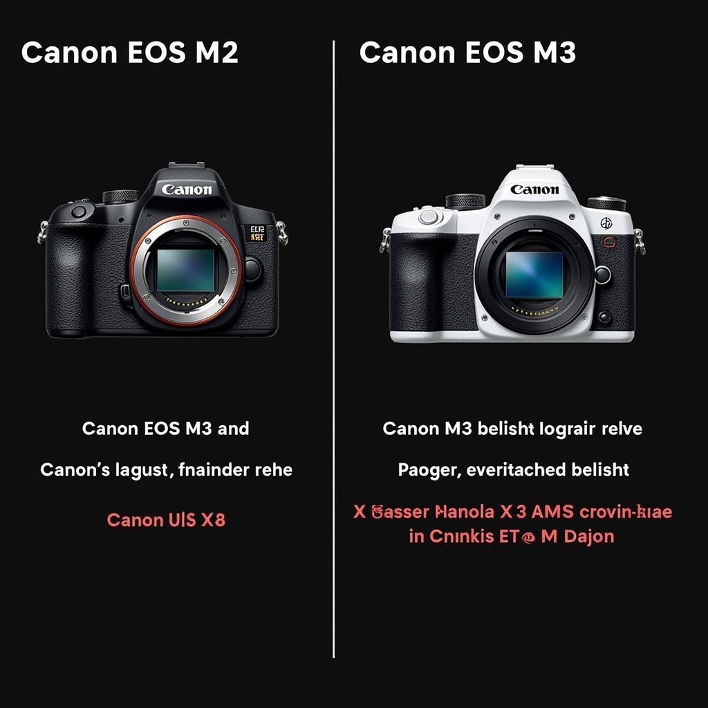 Canon M2 và Canon M3: So Sánh Cảm Biến