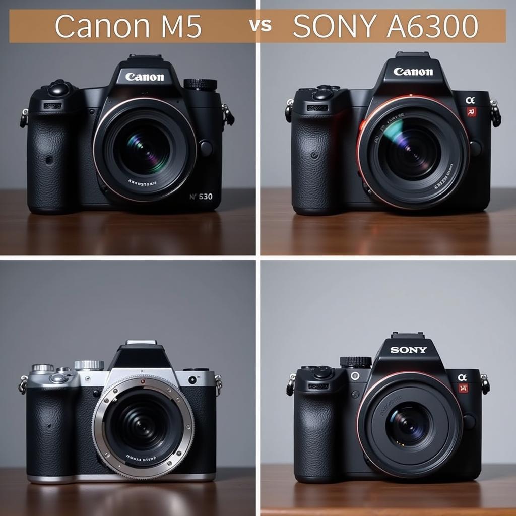 Canon M5 và Sony A6300: So sánh cảm biến