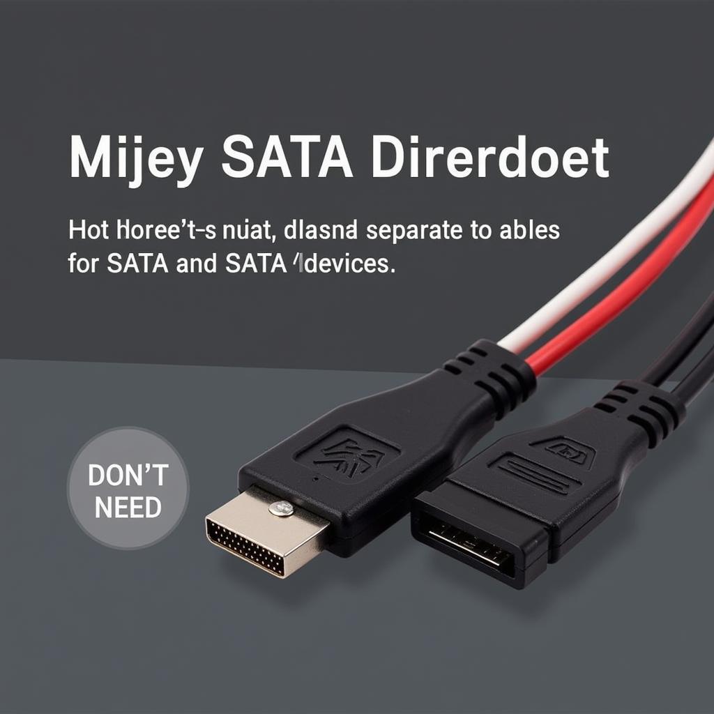 Cáp kết nối SATA và SATA 3