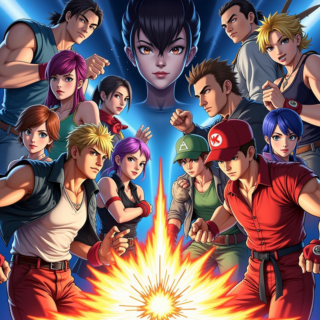 Poster game Capcom vs. SNK 1