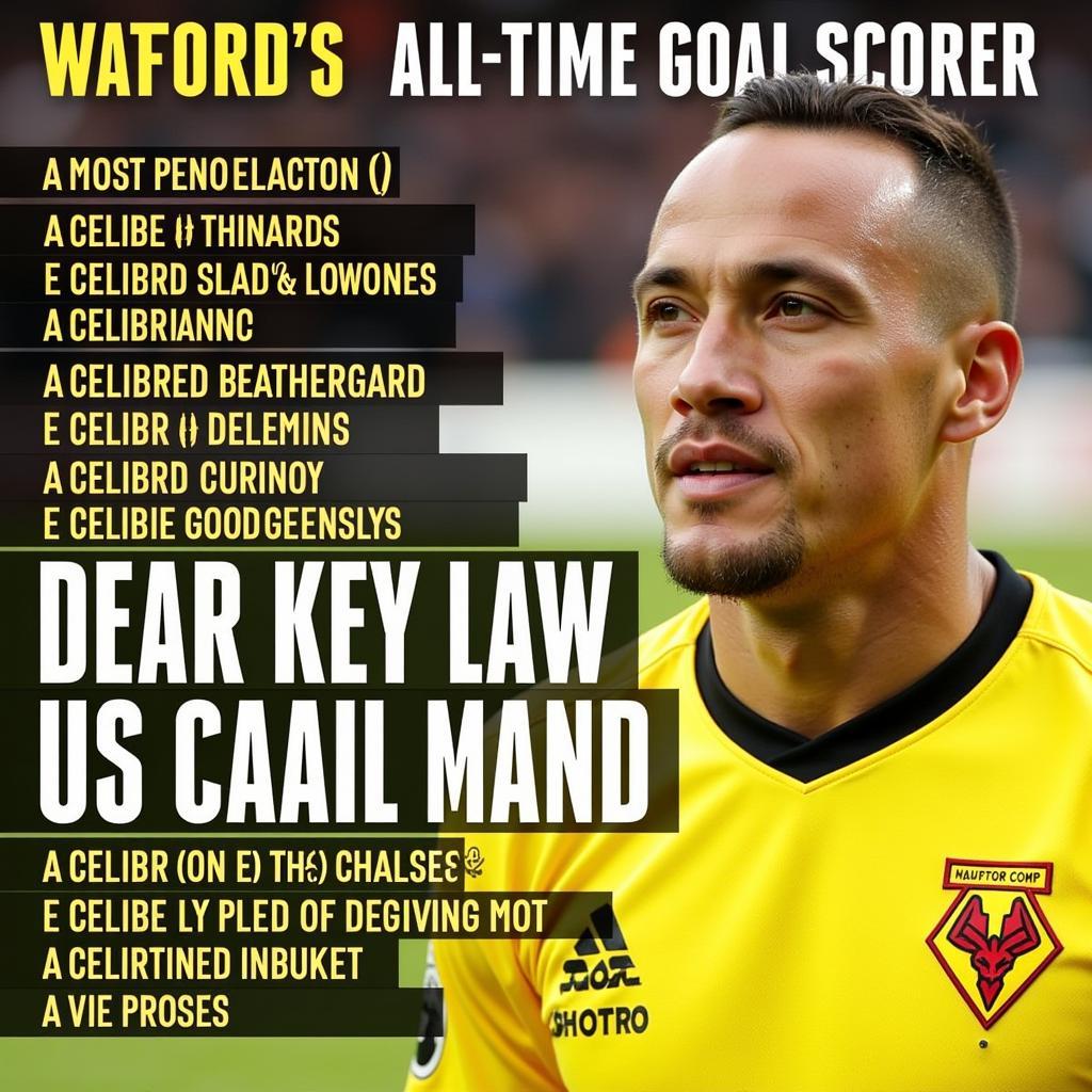 Cầu thủ ghi bàn hàng đầu của Watford