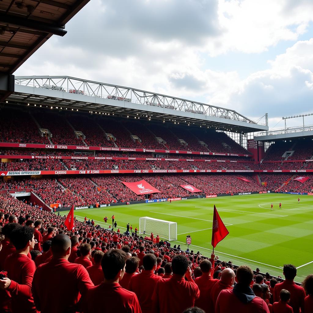 Cổ động viên Liverpool tại Anfield