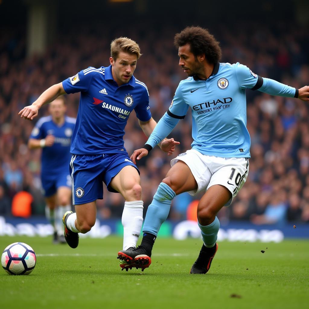 Chelsea và Man City đối đầu kinh điển