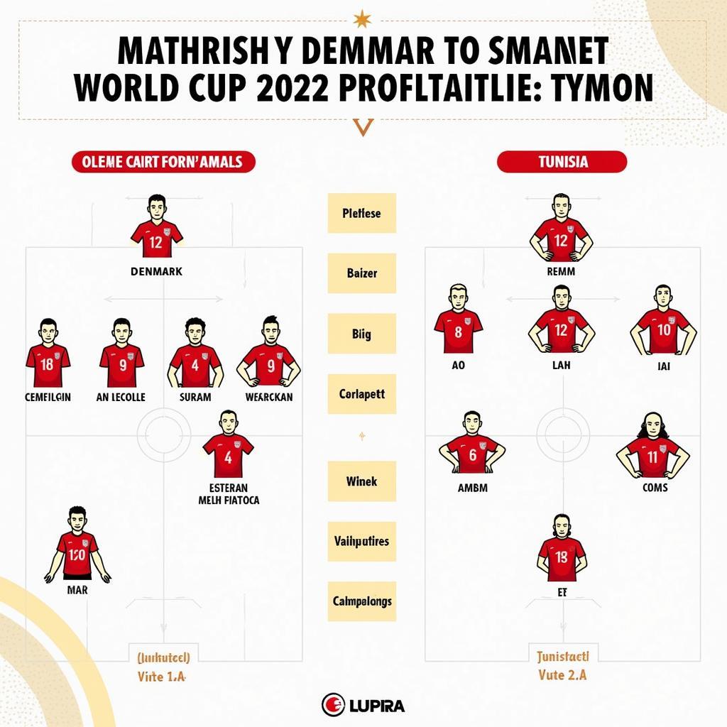 Denmark vs Tunisia Tactics