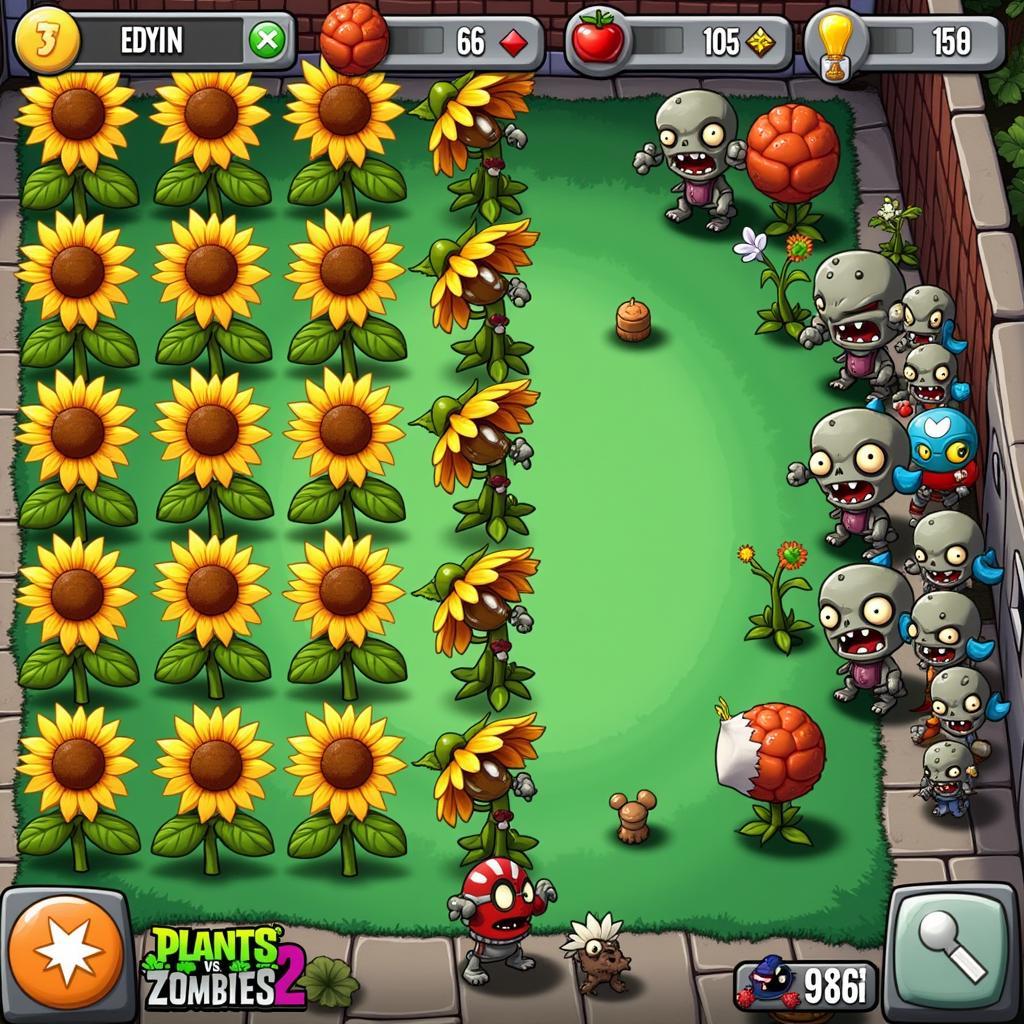 Strategies in Plants vs Zombies 2