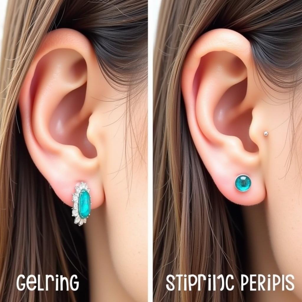 Comparison of Clip-On and Pierced Earrings