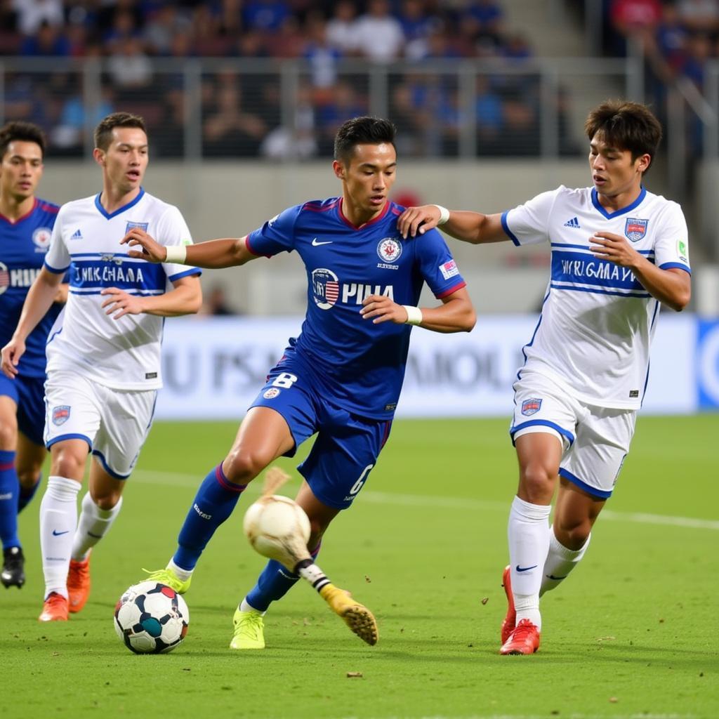 Công Phượng thi đấu cho Yokohama FC