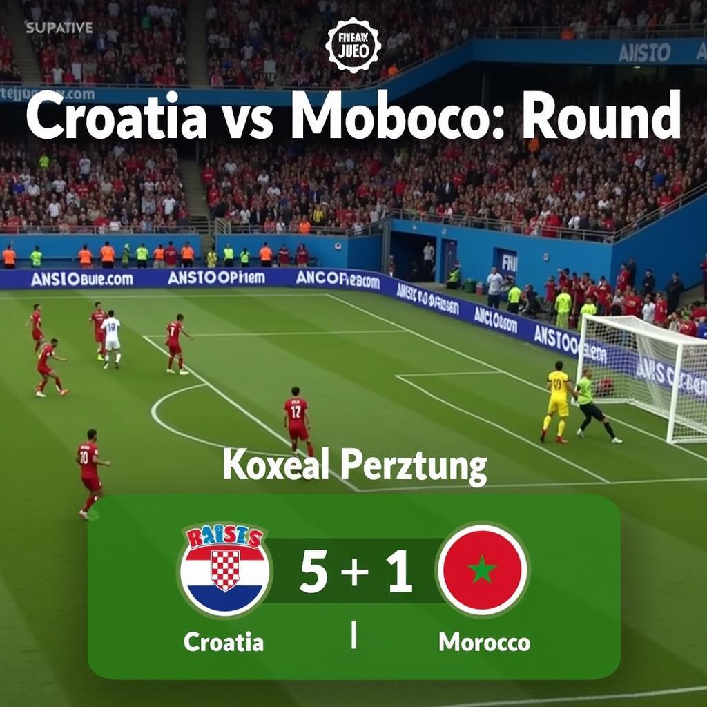 Kết quả trận đấu Croatia vs Morocco