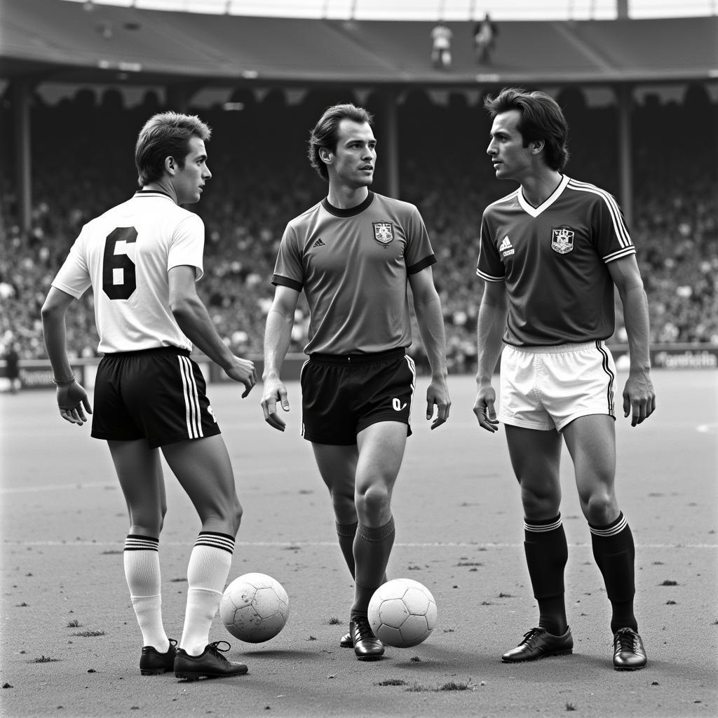 Johan Cruyff, Franz Beckenbauer và Michel Platini - Biểu tượng của bóng đá châu Âu