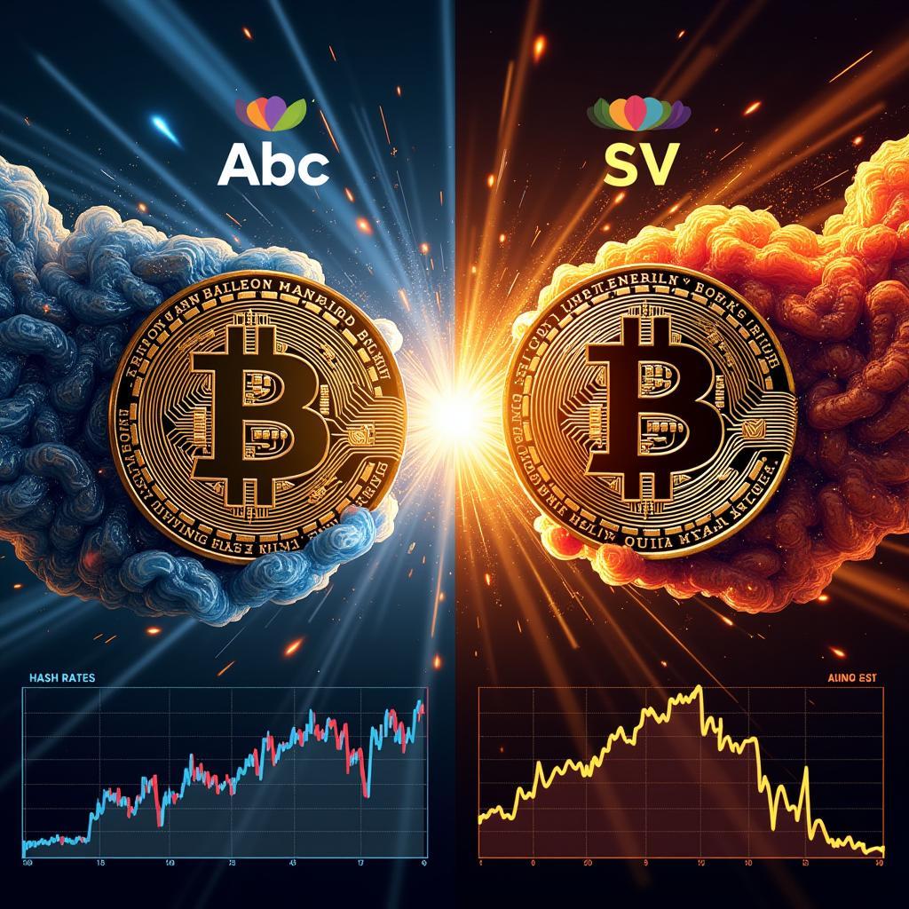 Cuộc Chiến Hash Rate Giữa Bitcoin ABC và Bitcoin SV