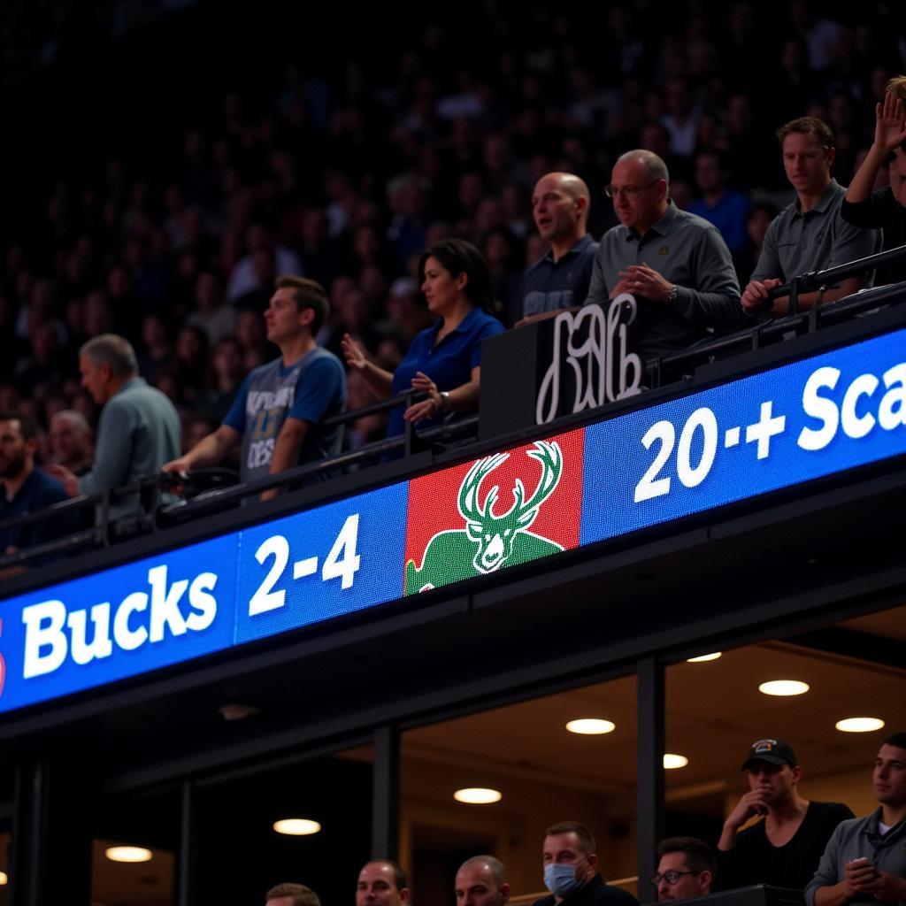 Căng thẳng trong trận đấu giữa Bucks và Warriors