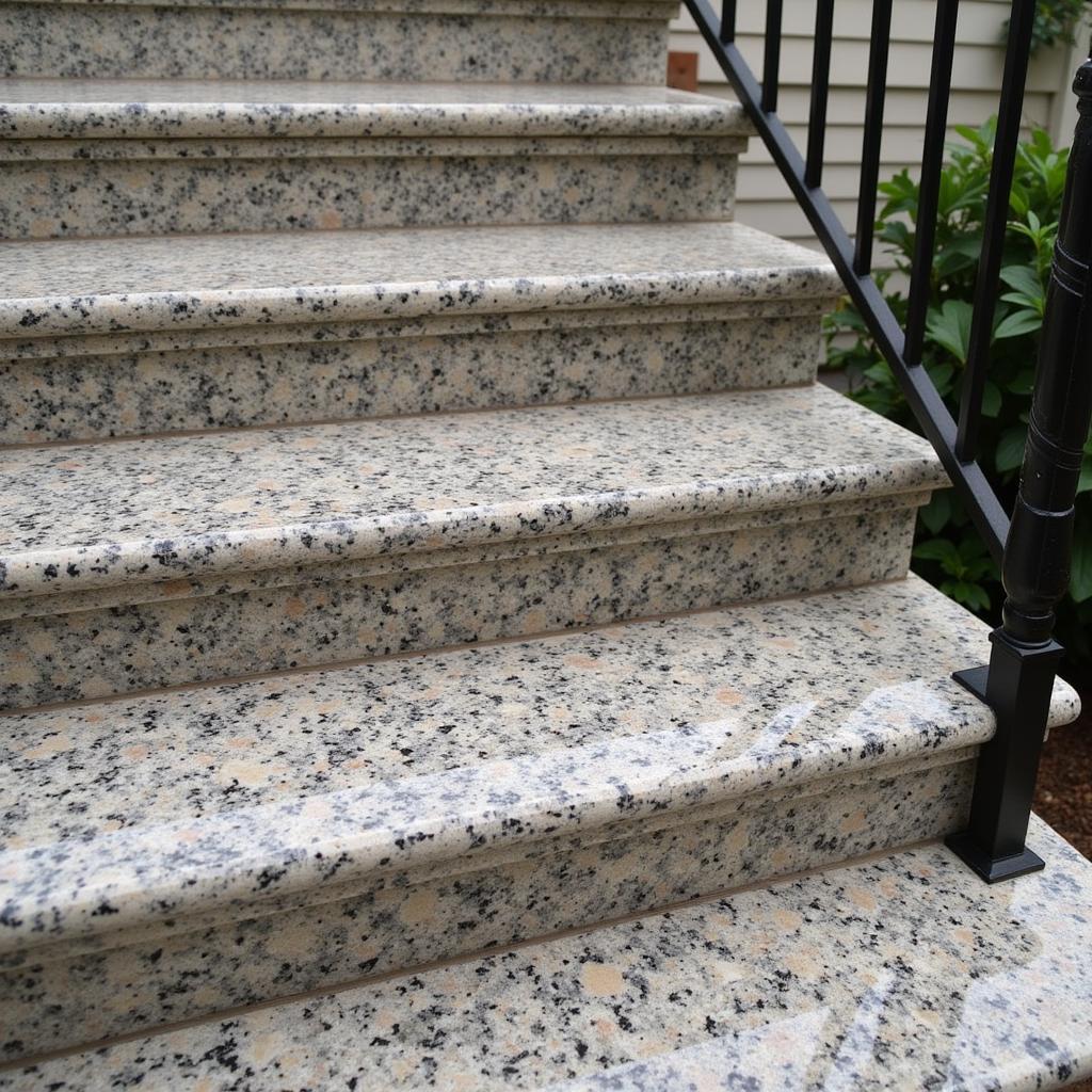 Độ bền vượt trội của đá granite lát cầu thang