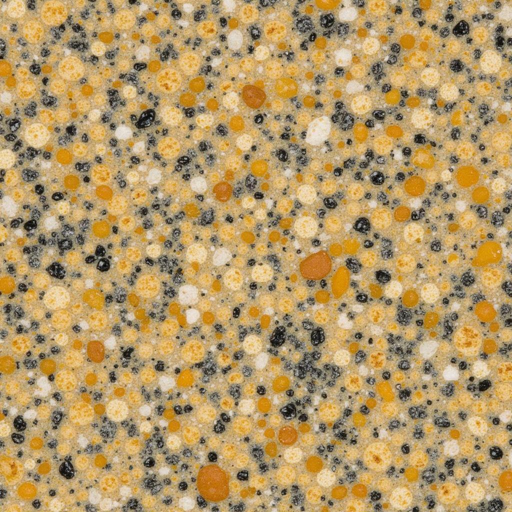 Indian Yellow Granite Stone Close-up