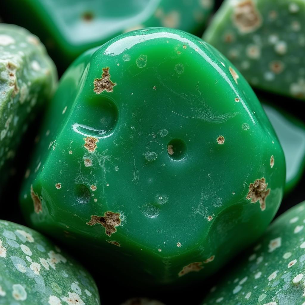 Đá Nephrite Xanh Lá