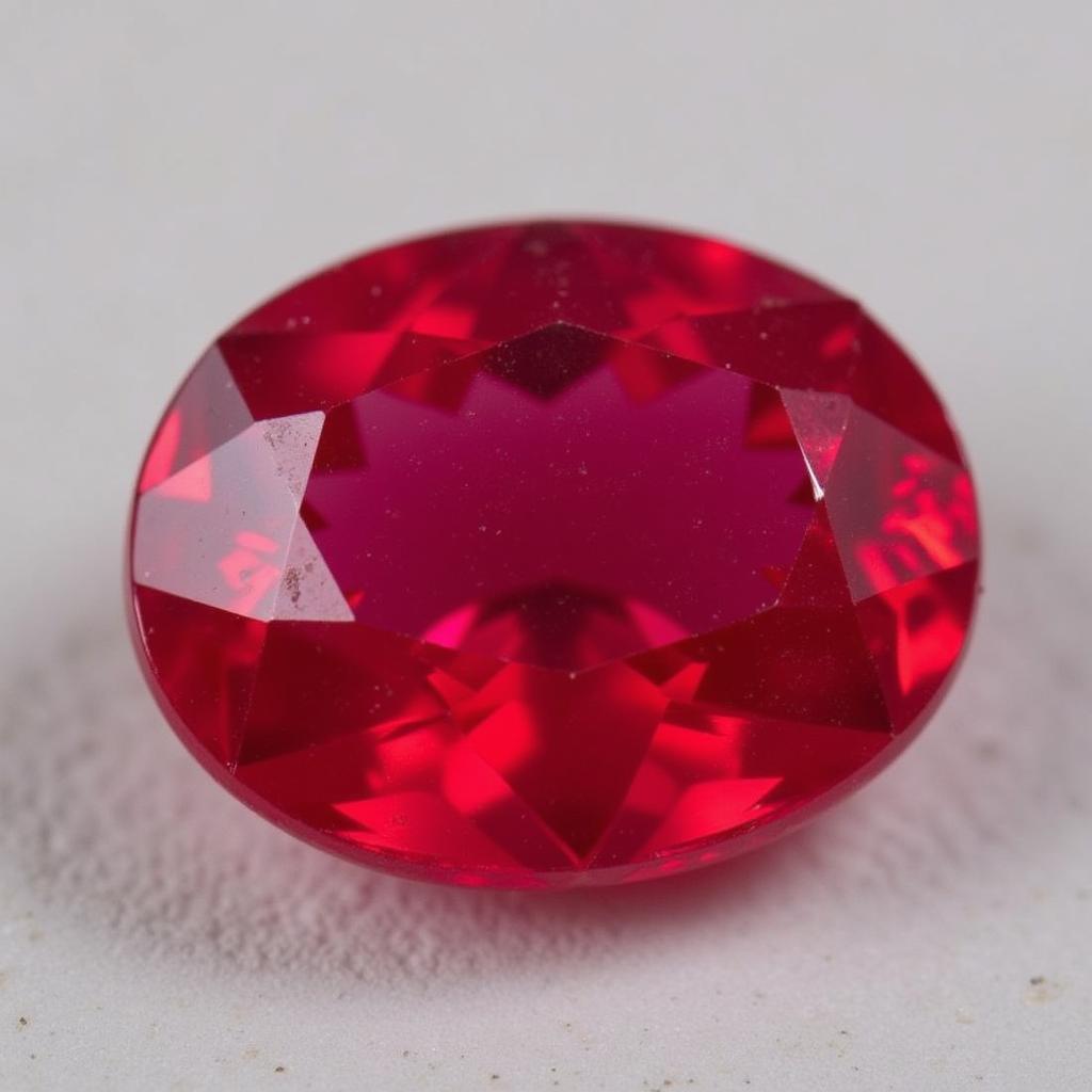 Màu sắc đá ruby Lục Yên