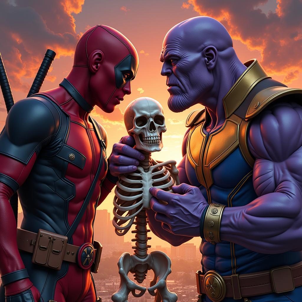 Deadpool và Thanos cùng nhắm đến Death