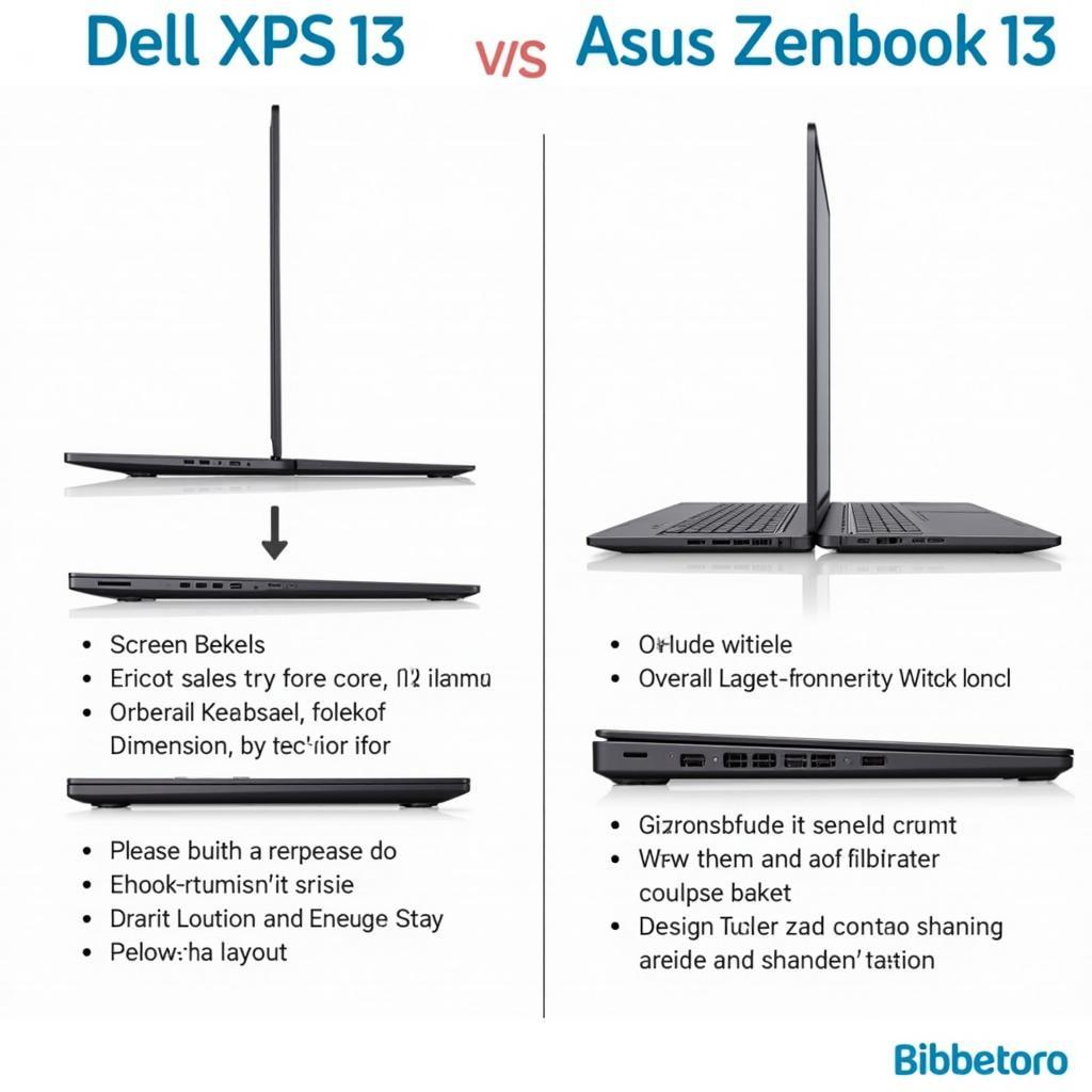 So sánh thiết kế Dell XPS 13 và Asus Zenbook 13