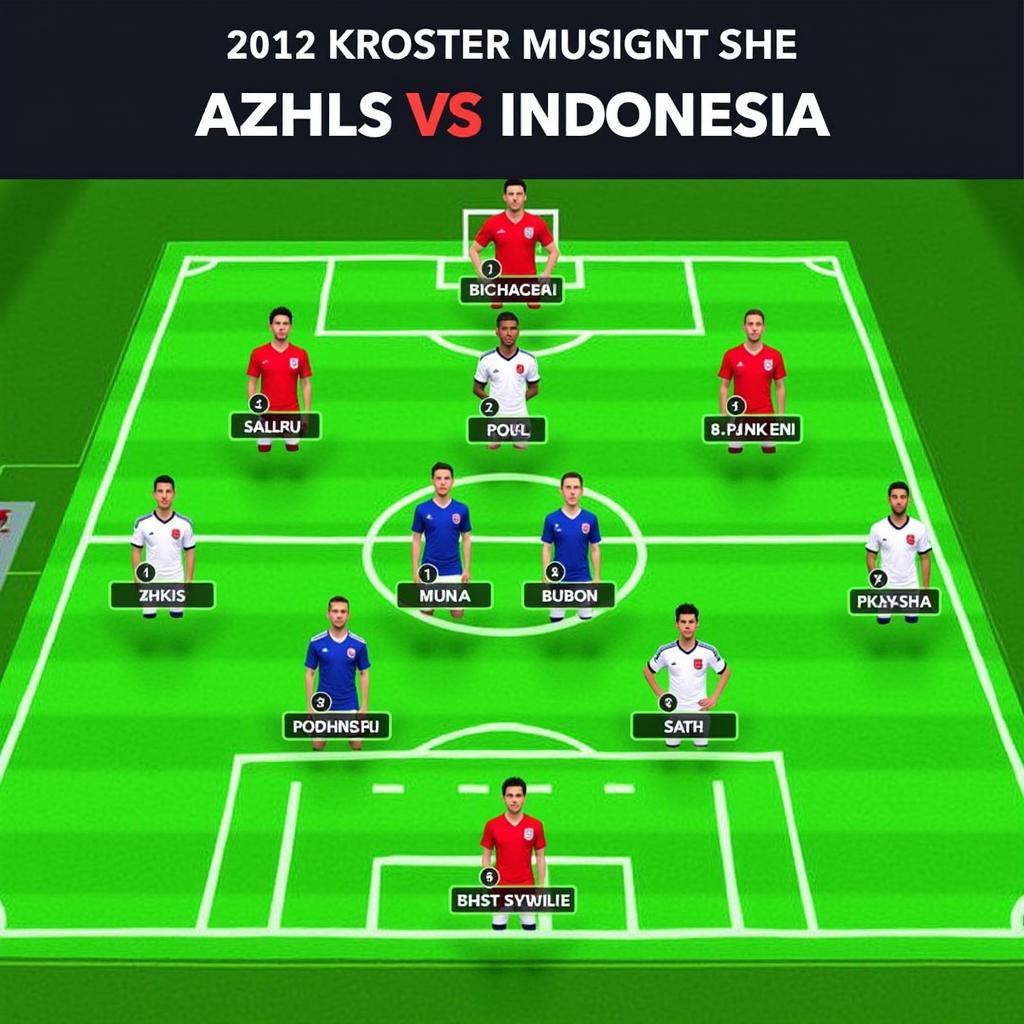 Đội hình ra sân của Azkals và Indonesia